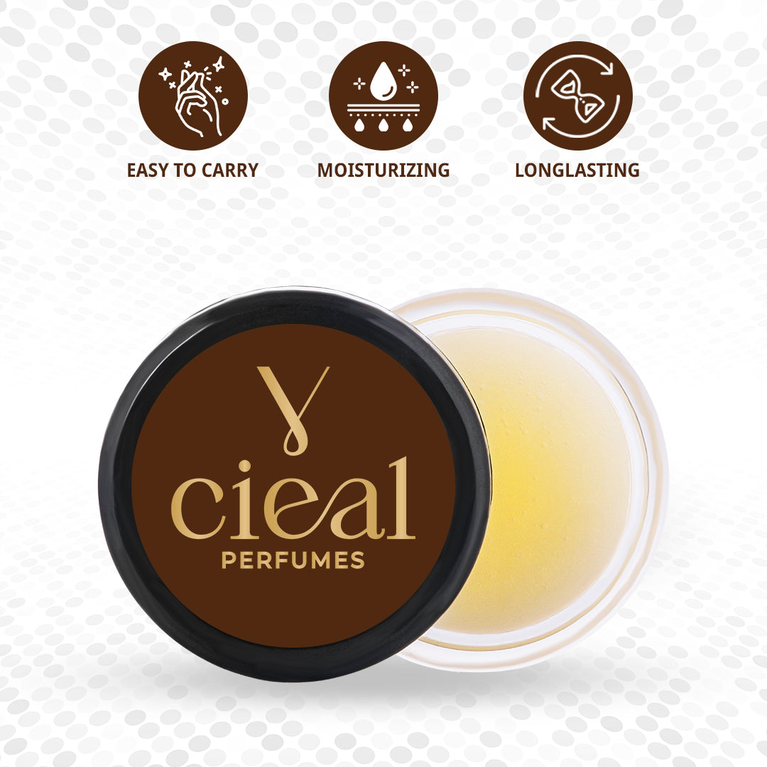 CIEAL Solid Perfume Set of 6 – Aqua Blue | Kobra | Absee | White Oud | Jordan | Sandalwood